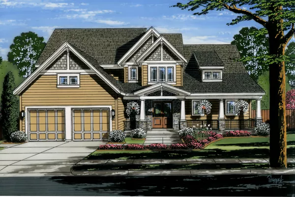 image of four bedroom house plan 7869